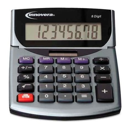 Innovera Innovera 15925 Portable Minidesk Calculator, 8-Digit LCD 15927